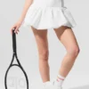 Calcetines unisex de talle medio estilo retro - Blanco/Rojo caramelo