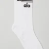 Calcetines unisex Throwback - Blanco/Negro