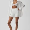 Camisa de manga larga con botones Dreamscape - Blanca