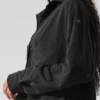 Camisa de manga larga con botones «Dreamscape» — Negro