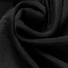 Camisa de manga larga con botones «Golden Hour» semitransparente — Negro