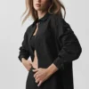 Camisa de manga larga con botones «Real Deal» de algodón - Negro