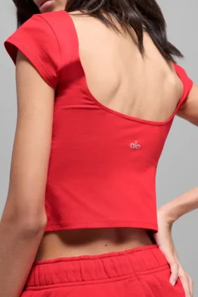 Camiseta «Alosoft Back for More» – Rojo brillante