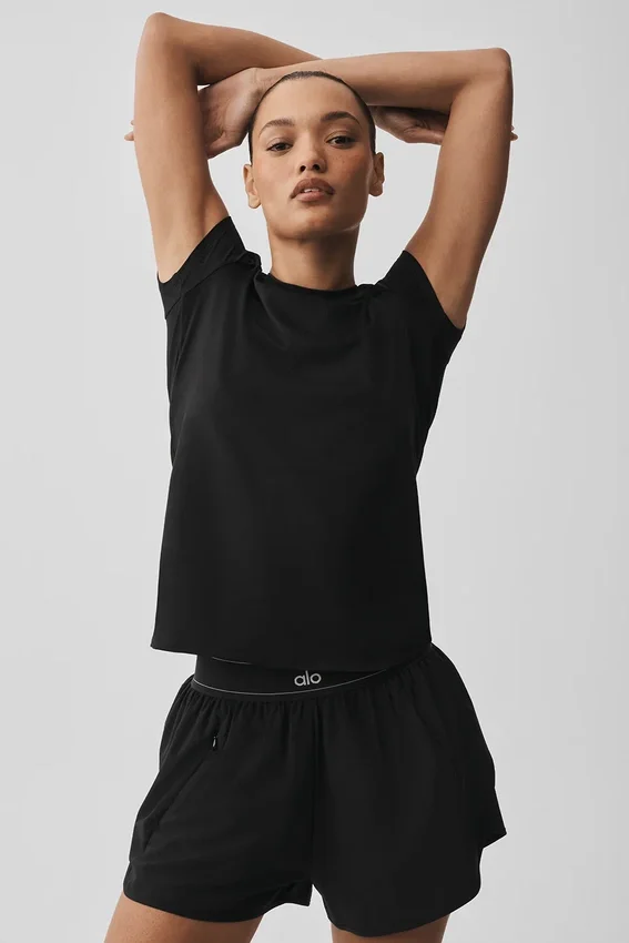 Camiseta Alosoft Finesse – Negro
