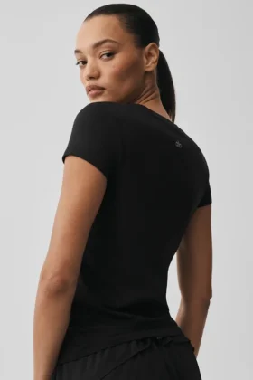 Camiseta Alosoft Finesse – Negro
