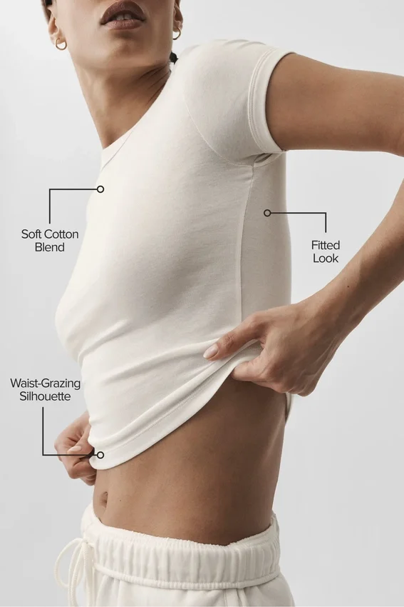 Camiseta atemporal - Marfil