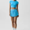 Camiseta corta de manga corta Alosoft Finesse - Azul celeste