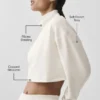 Camiseta corta «Serenity» - Marfil