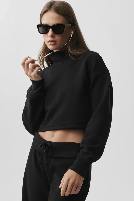 Camiseta corta «Serenity» - Negro