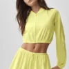 Camiseta corta y ligera con cremallera completa - Sunshine