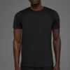Camiseta de cuello redondo y pantalones cortos «Idol» - Negro