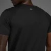 Camiseta de cuello redondo y pantalones cortos «Idol» - Negro