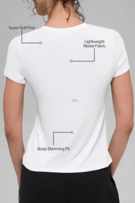 Camiseta de manga corta All Day – Blanco