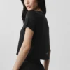 Camiseta de manga corta «All Day» corta - Negro