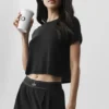 Camiseta de manga corta «All Day» corta - Negro