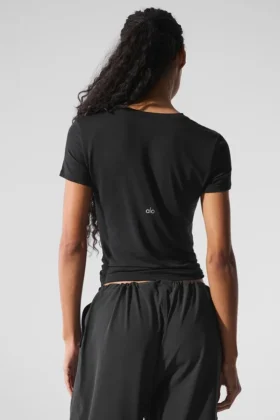 Camiseta de manga corta «All Day» – Negro