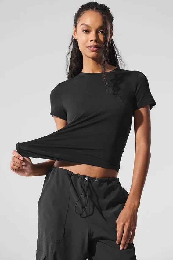 Camiseta de manga corta «All Day» - Negro