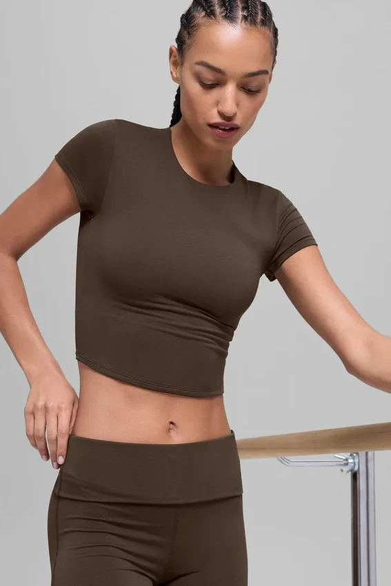 Camiseta de manga corta Alo Softsculpt Precision - Espresso