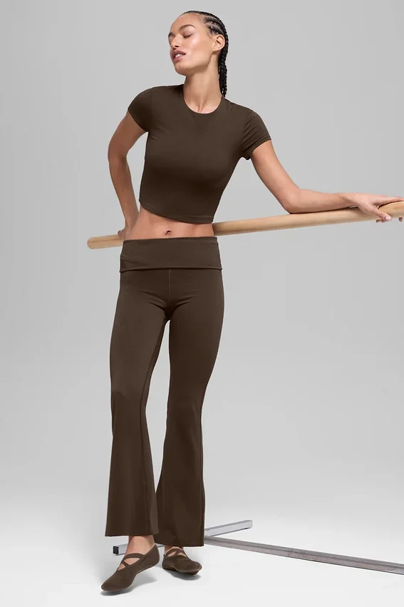 Camiseta de manga corta Alo Softsculpt Precision - Espresso