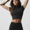 Falda de tenis Alo Softsculpt Topspin - Negra