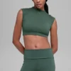 Camiseta de manga corta con cuello redondo Alo Softsculpt - Verde trébol