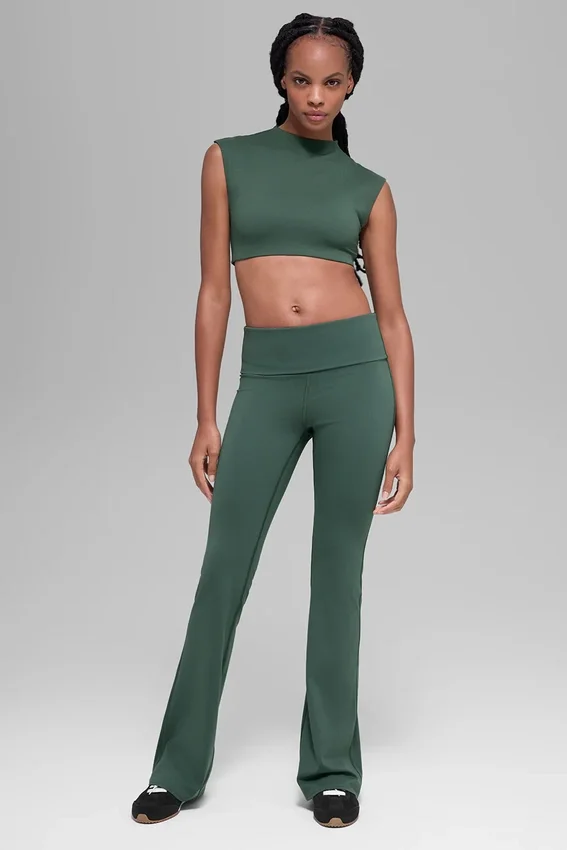 Camiseta de manga corta con cuello redondo Alo Softsculpt - Verde trébol