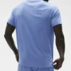 Camiseta de manga corta con cuello redondo Alo Vapor - Azul Provenza