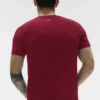 Camiseta de manga corta con cuello redondo Alo Vapor - Garnet