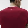 Camiseta de manga corta con cuello redondo Alo Vapor - Garnet
