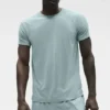 Camiseta de manga corta con cuello redondo Alo Vapor - Salvia del desierto