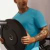 Camiseta de manga corta con cuello redondo Conquer Reform - Blue Breeze