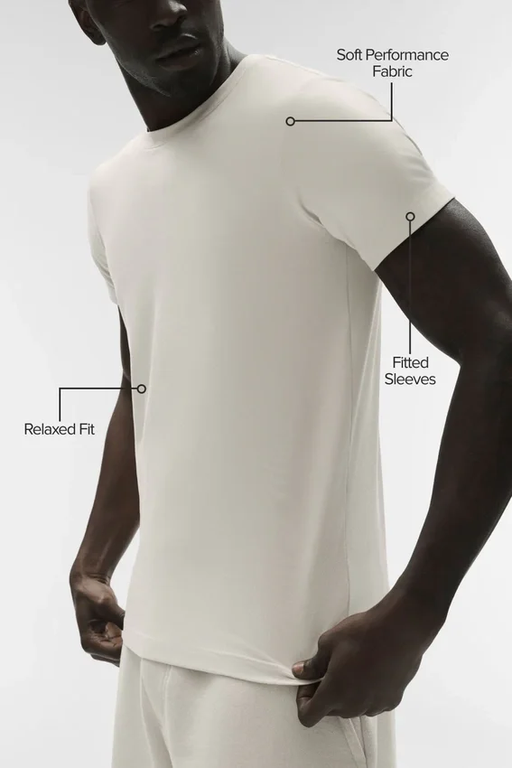 Camiseta de manga corta con cuello redondo Conquer Reform - Bone