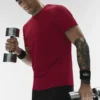 Camiseta de manga corta con cuello redondo Conquer Reform - Garnet