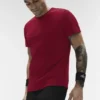 Camiseta de manga corta con cuello redondo Conquer Reform - Garnet