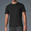 Camiseta de manga corta con cuello redondo Conquer Reform - Negro