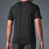 Camiseta de manga corta con cuello redondo Conquer Reform - Negro