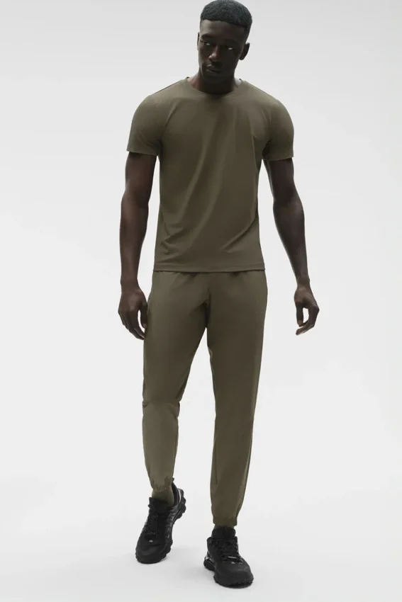 Camiseta de manga corta con cuello redondo Conquer Reform - Olive Tree