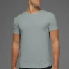 Camiseta de manga corta con cuello redondo Idol - Gris lunar