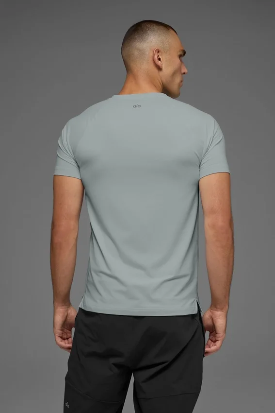 Camiseta de manga corta con cuello redondo Idol - Gris lunar