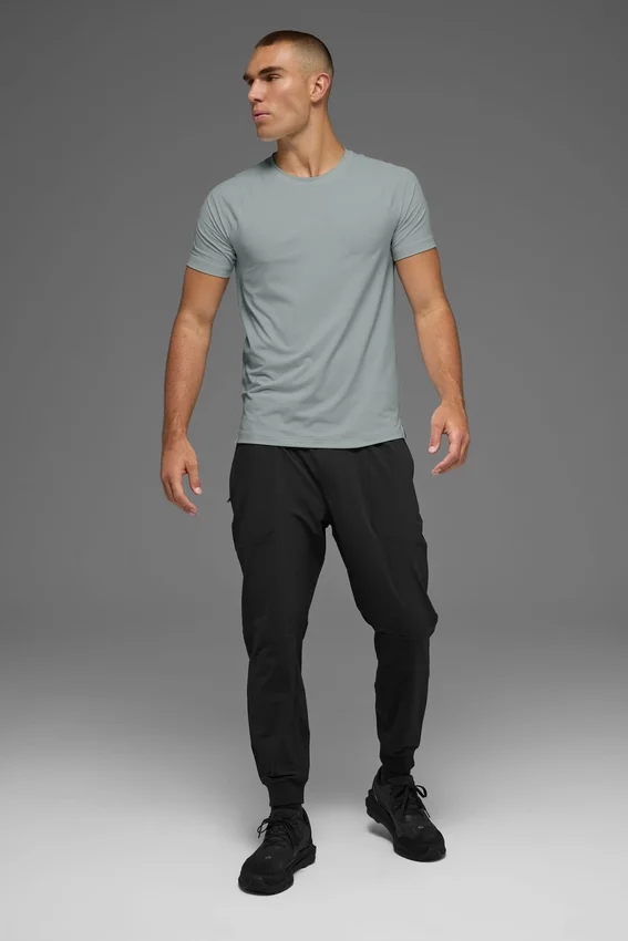 Camiseta de manga corta con cuello redondo Idol - Gris lunar