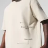 Camiseta de manga corta Double Take - Blanco roto