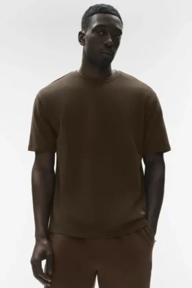 Camiseta de manga corta Double Take - Espresso
