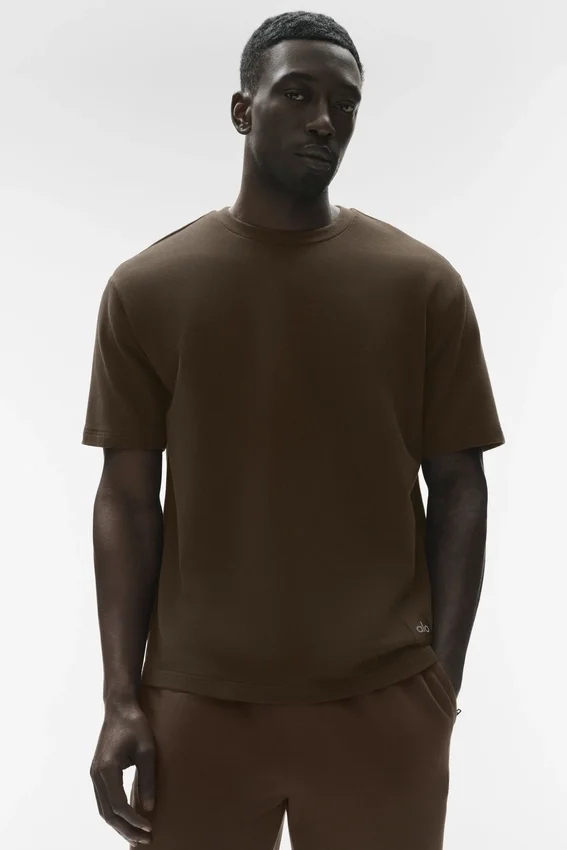 Camiseta de manga corta Double Take - Espresso