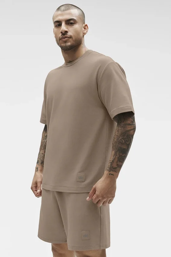 Camiseta de manga corta Double Take - Gravel