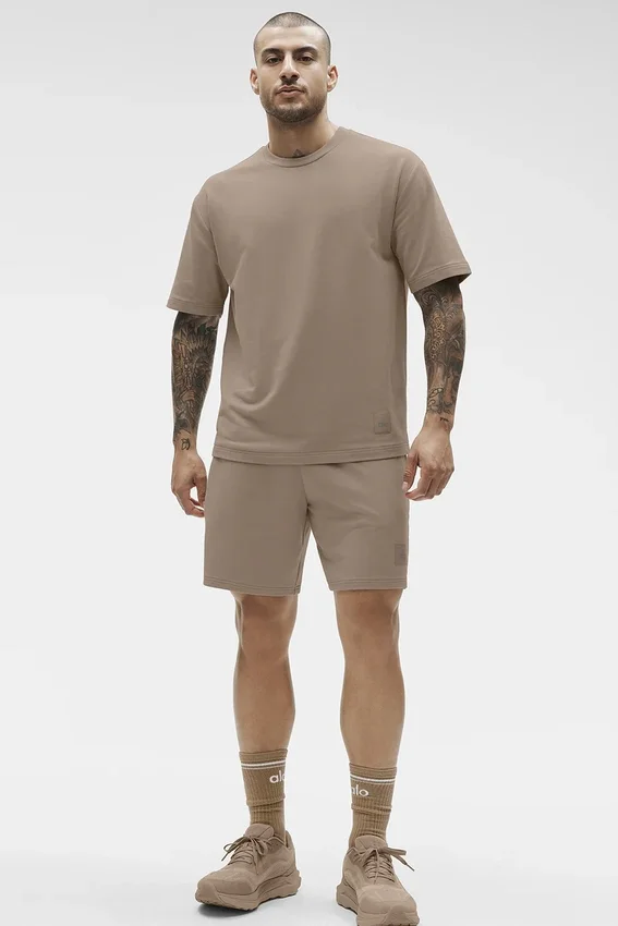 Camiseta de manga corta Double Take - Gravel