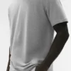 Camiseta de manga corta Double Take - Gris jaspeado deportivo