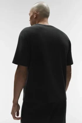 Camiseta de manga corta «Double Take» – Negro