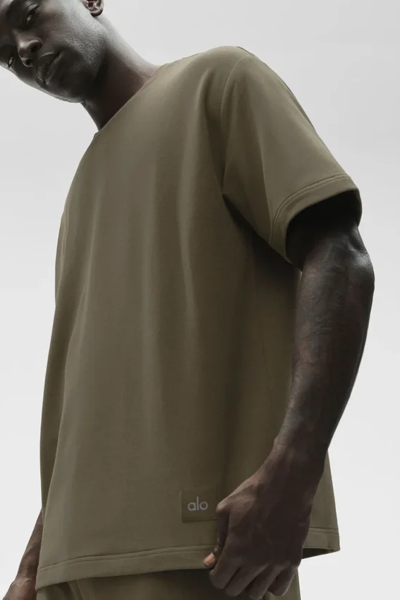 Camiseta de manga corta Double Take - Olive Tree