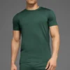 Camiseta de manga corta y cuello redondo Conquer Reform - Verde trébol
