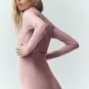 Camiseta de manga larga Airlift Winter Warm Ski Time - Rosa champán
